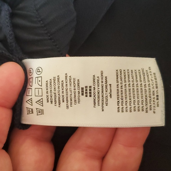 Michael Kors L crepe pants pull on side pockets flowy sophistication - Picture 6 of 7